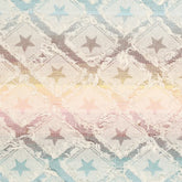 White Jeans Stoff Used Look Stars